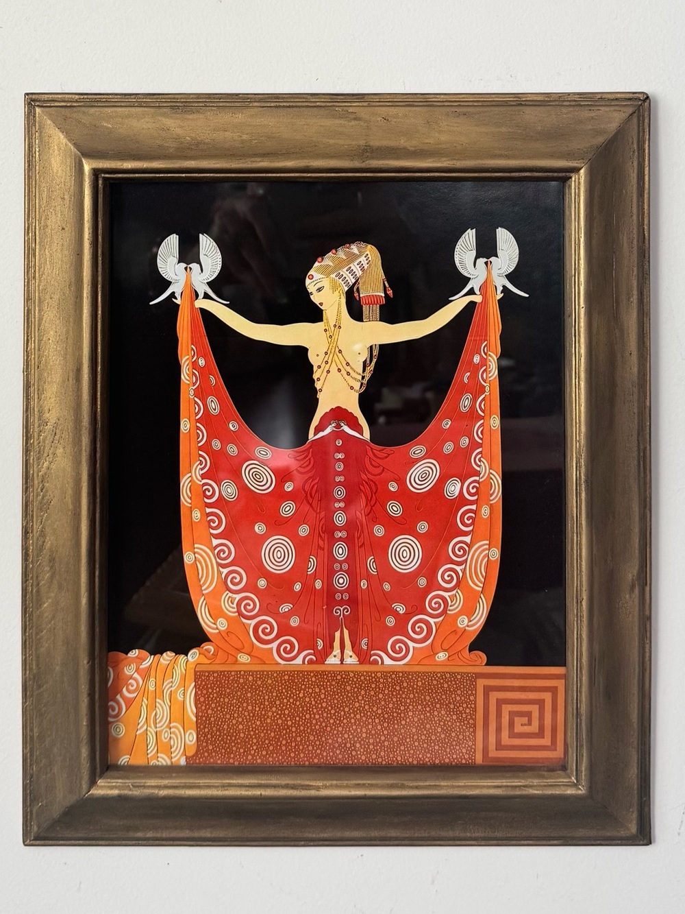 Erte art deco wall art